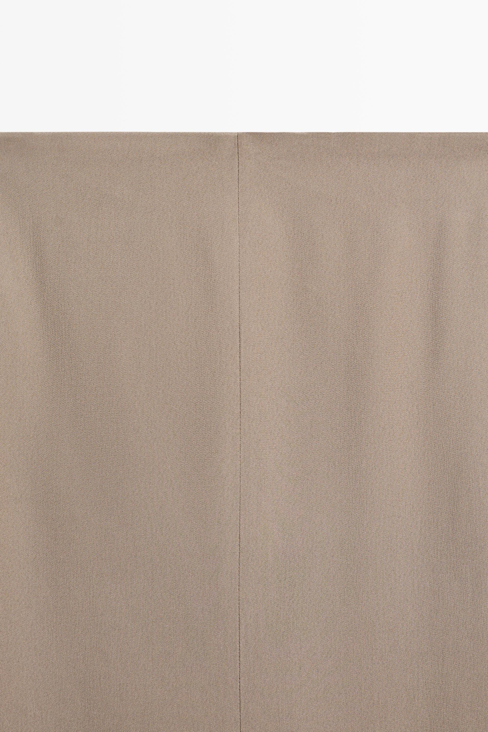 Flowing straight midi skirt - STUDIO